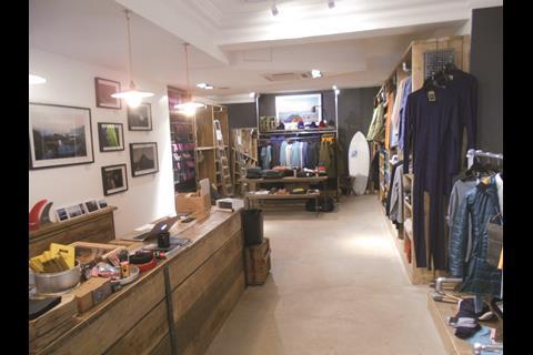Opened at the end of 2014, this shop from Cornish brand Finisterre, which sells outdoor, surf-related merchandise